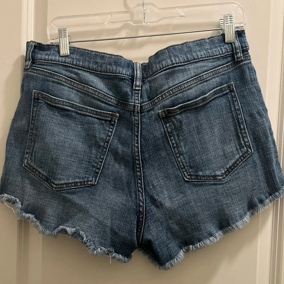 Pistola Women’s Cut Off Shorts Sz 31 Blue Denim High Rise Stretch Light Washed - Picture 4 of 4
